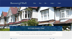 Desktop Screenshot of bennett-hall.co.uk
